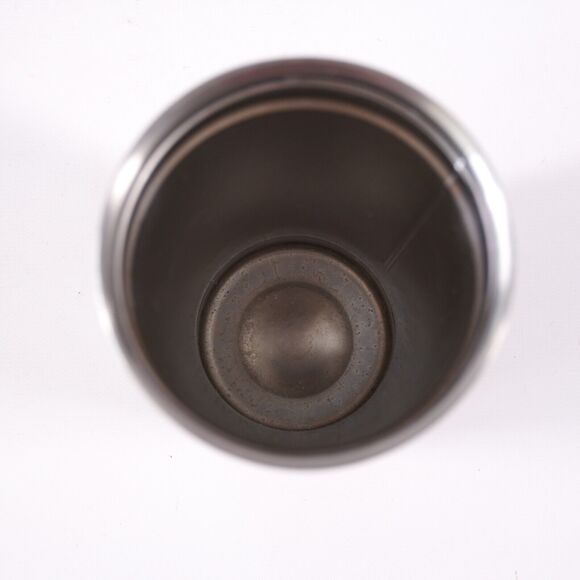 Starbucks Stainless Steel Tumbler 16 Oz Ceramic Coffee Mug Tea Cup No Lid Silver - Picture 5 of 8